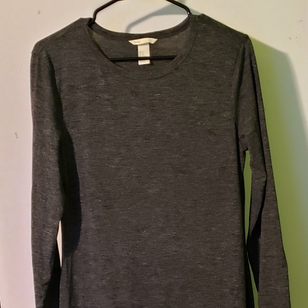 H&M Grey Thin Sweater Dress